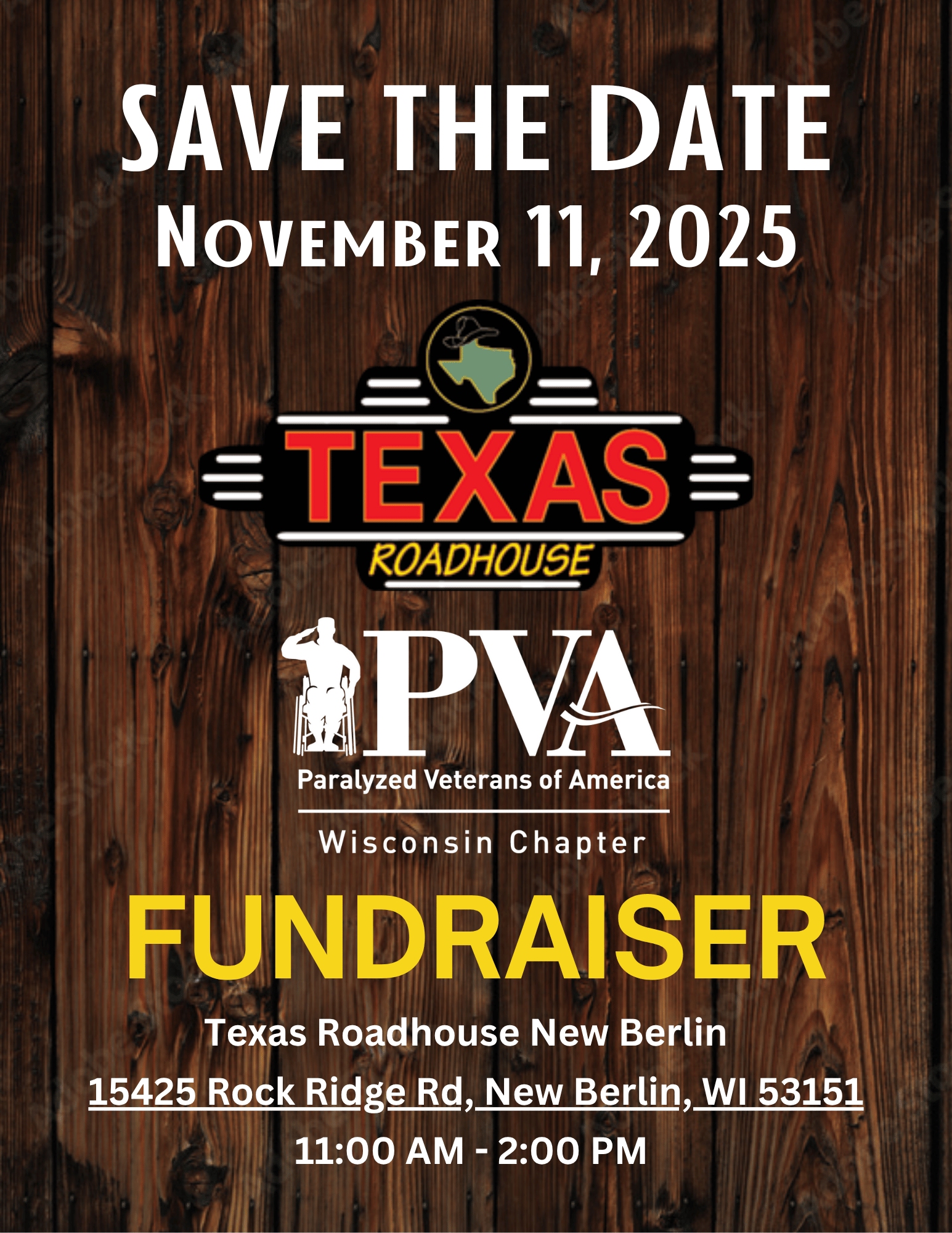 Texas Roadhouse New Berlin Fundraiser