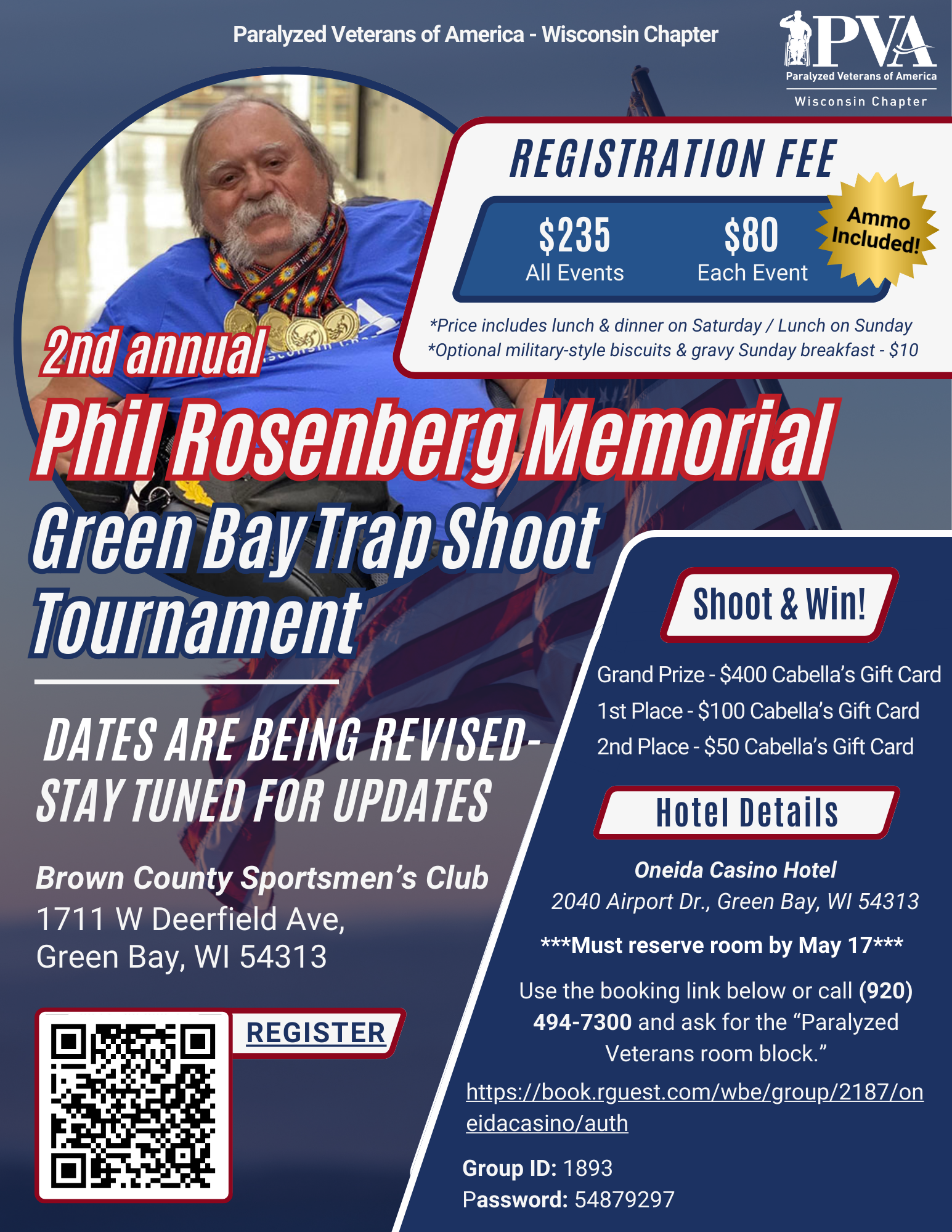 Phil Rosenberg Memorial Green Bay Trap Shoot Tournament