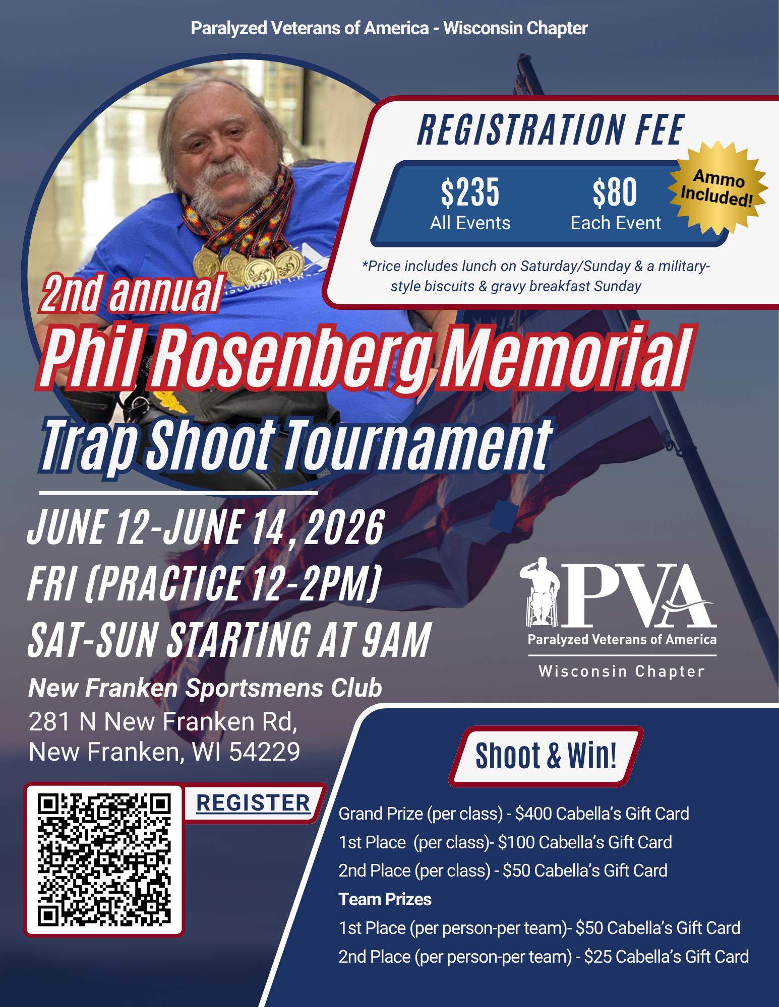 June 12-14, 2026: Phil Rosenberg Memorial Trap Shoot Tournament
