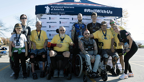 PVA-WI Members at 5K Event