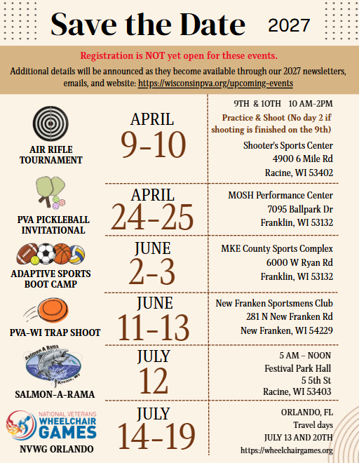2027 Save The Dates