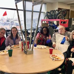 Christmas Lunch with Staff at Zablocki Veterans Hospital
