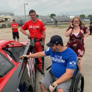 Event at Milwaukee Mile with Gildan Racing