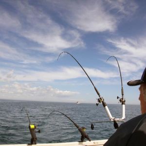 Charter Fishing during Salmon-A-Rama